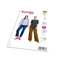Střih Burda 5843 - Halenka, tričko se zavazováním