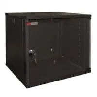 Wp Rack 12U naścienny 19" czarny - Szafa sieciowa naścienna 50kg