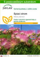 SAFLAX - spiaci strom - Albizia julibrissin - 50 Semená - S pestovateľským substrátom bez klíčkov