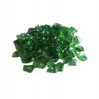 GRÜNES GLAS FÜR GABIONEN 3-5cm 1kg, dekoratives Glas