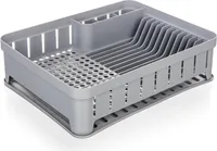 Ociekacz do naczyń 40x31cm z plastikową tacką, SHE
