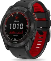 Náramok Tech-Protect IconBand Pro pre Garmin Fenix ​​​​​​3, 5X, 3HR, 5X Plus, 6X, 6X Pro, 7X, čierno-červený