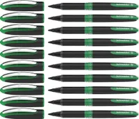 Tintenroller Schneider One Sign Pen, dokumentenecht, 1mm, 10 Stück, Farbe:grün
