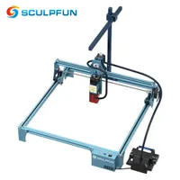 SCULPFUN S9 Pro 10W Laser Graviermaschine 3 in 1 Kit, Auto Air Assist Kit+CAM500 Lightburn Kamera