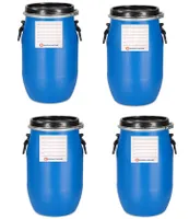 10 Liter Kunststoffkanister, UN-X, ohne Verschluss, Lebensmittelecht Farbe  blau