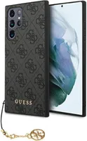 Guess 4G Charms Collection - Etui Samsung Galaxy S23 Ultra (szary)