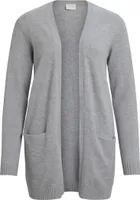 VILA Basic Cardigan Stretch Cozy Knit Feinstrick Jacke mit Taschen VIRIL Größe: XL