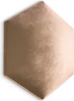 Muralo Polsterpaneel HEXAGON Wandpolster Wandkissen Bettkopfteil Wandpaneel Magic Velvet Beige 2284 26cm x 30cm