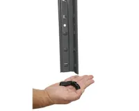 Patka regálu HEAVY RACK, černá