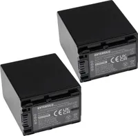 EXTENSILO 2x Akku Ersatz für Sony NP-FV100A, NP-FV100, NP-FV90 für Kamera (3090 mAh, 7,4 V, Li-Ion)