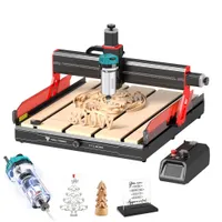 Twotrees TTC6050 2 IN 1 Kit: CNC-Fräsmaschine mit 30000 U/min Holzfräser Kit, Präzision & Vielseitigkeit