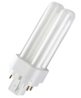 OSRAM Kompaktleuchtstofflampe DULUX D/E 13 Watt G24q 1 kaltweiß (EEK A)
