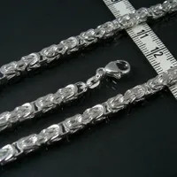 Königskette Kette Sterlingsilber 55cm x 4,3mm Schmuck Silber 14043-55