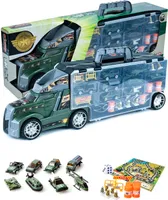 XXL Spielzeug LKW für Kinder Launcher Fahrzeug Auto Set für Jungen Militär NEU