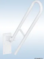 Wandstützgriff Klappgriff Stützklappgriff Wandgriff 60 cm WEISS