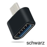 USB-C auf USB 3.0 OTG Adapter USB-Stick MacBook Xiaomi Samsung Buchse Samsung 1x schwarz