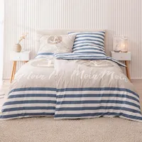 Anker Renforce-Bettwäsche 80x80 + 135x200 cm · 4-teilig · MOIN MOIN - 100% Baumwolle