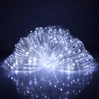 Lichterkette 100M 800 LEDs Weiß Wasserdicht 8 Lichtmodi für Innen Party Garten Hochzeit Weihnachten Deko