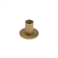 2x Kerzenhalter Kerzenständer Gold Tafelkerzen Stabkerzen Hochzeit Deko 2861