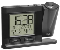 TFA Dostmann 60.5017.01 Funk Wecker Schwarz Alarmzeiten 1 (60.5017.01)