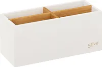 5 five simply smart - Organizer mit 4 fächern "naturéo" weiß