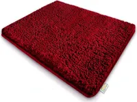 Koupelnová předložka Sky extra fluffy mnoho barev a velikostí Berry Red 70 x 120 cm