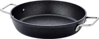 Fissler Adamant / Servier-Pfanne, groß (Ø 32 cm) Aluminium-Bratpfanne, beschichtet, antihaftend, hoher Rand, kratzfest – Induktion