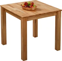 Krok Wood Esstisch Bonn aus Massivholz in Buche 75 x 75 x 75 cm