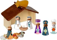 Die Spiegelburg HOLZKRIPPE - WICHTEL ZAUBER ZAUBER