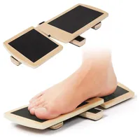 Einbeiniges Balance Board, Rutschfestes Wackelbrett aus Holz für Knöchelstärkung, Stabilitätsübungen, Physiotherapie, Haltungskorrektur, 29x11x1,5 cm