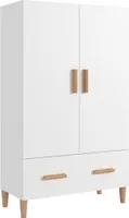 vidaXL Tablica biała 70x31x115 cm Materiał drewnopochodny