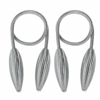 2 Stück Vorhang Raffhalter Vorhang Clips Seil Gardinenhalter