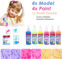Sada na výrobu 3D gelových figurek ve vodě, 4 modely, 4 barvy, zábava pro děti