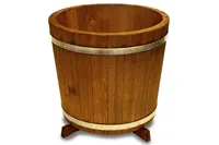 Blumentopf aus Akazienholz 27 Liter