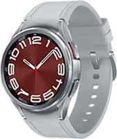 Samsung, Galaxy Watch6 Classic 4G 43mm Smartwatch mit AMOLED Display, Silber