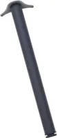 Tischbein höhenverstellbar Schwarz matt durante® TFD23 Höhe 1100 mm Ø 60 mm inkl. Montagematerial Metall Tischfuß, Möbelfuß