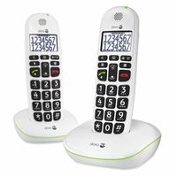 Doro PhoneEasy 110 DECT-Telefon Weiß Anrufer-Identifikation WHITE