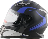Integralhelm AERO blau matt mit ECE Größe S