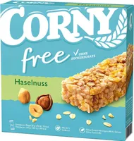 Corny FREE Haselnuss Müsliriegel, 6x20g