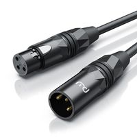 Primewire XLR Audio Kabel, XLR Stecker zu Buchse, NF-Audiokabel - 5m