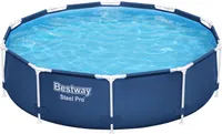 Bestway® Steel Pro™ Frame Pool ohne Pumpe Ø 305 x 76 cm, dunkelblau, rund