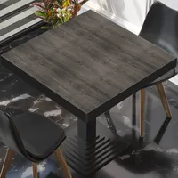 BRASIL | Gastro Tischplatte | B:T 50 x 50 cm | Wenge | Quadratisch | Gastro Tischplatte