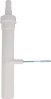 tecuro Tauchrohr Ø 40 mm mit Geräteanschluss und Wandbefestigung