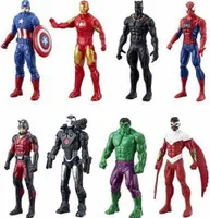 Superhelden-Set 8-teilig - Marvel - Komplettset - 15 cm groß