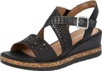 Remonte Keilsandaletten Damen 31373432373934 Schwarz 41 EU