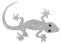 Kompas 34326 - samoprzylepny dekor GECKO srebrny