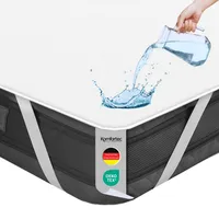 Komfortec wasserdichter Matratzenschoner, 140x200 cm, Matratzenauflage, Atmungsaktive Matratzenauflage, ohne Knistern Matratzenschutz, Inkontinenzunterlage, Weiß
