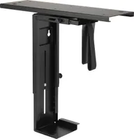 SpeaKa Professional PC Halterung Untertisch, Vertikal SP-6353552 Schwarz Belastbar bis=10 kg