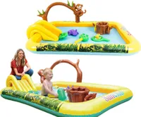 Kinderspielplatz Pool Tiere 214x167cm 51223