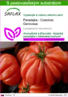 SAFLAX - Paradajka - Costoluto Genovese - Lycopersicon esculentum - 10 Semená - S pestovateľským substrátom bez klíčkov